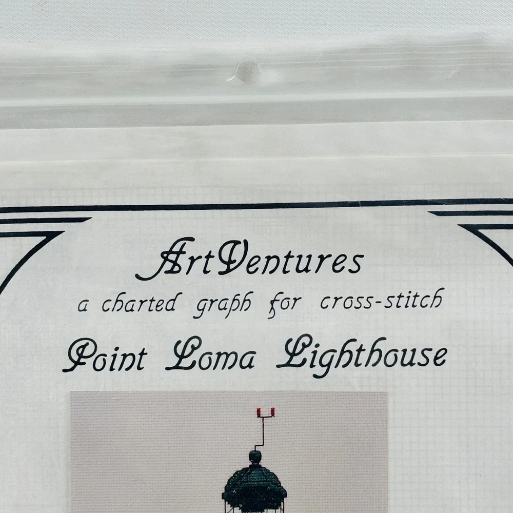 ArtVentures Point Loma Lighthouse Cross Stitch Kit California Landmarks 1984
